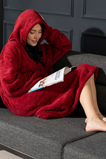 Damla Wellsoft Hooded Wearable TV Blanket Unisex