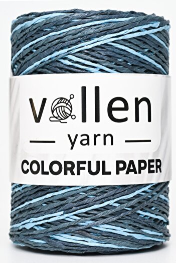 vollen yarn Premium πολύχρωμο φυσικό σχοινί από χαρτί, σχοινί ψάθινη τσάντα, σχοινί Raffia, Supla, σχοινί καπέλο και όργανο