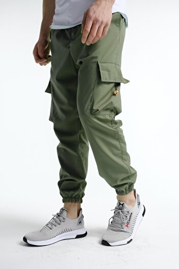 Oksit Destry Slim Fit Men's Sweatpants - Court Parachute Cargo Pocket