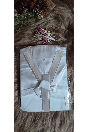 SATTENS Boy's Circumcision Seasonal Belted Satin Pajama Set
