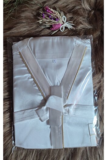 SATTENS Boy's Circumcision Seasonal Belted Satin Pajama Set