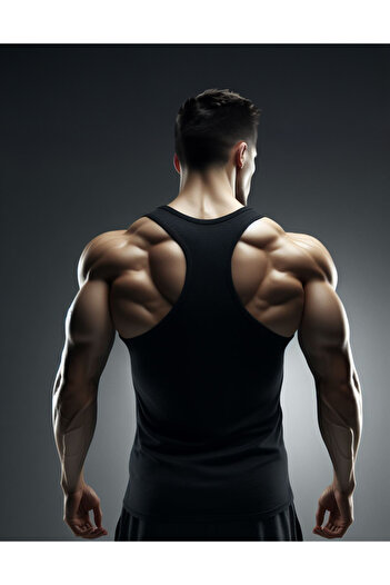 Ghedto Shut Up And Bench Fitness Gym Tank Top Αθλητής [Μαύρο]