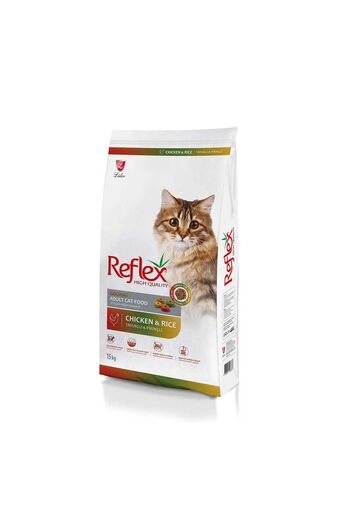 N&D Reflex High Quality Adult Cat Food With Gourmet Chicken and Rice, 15 Kg