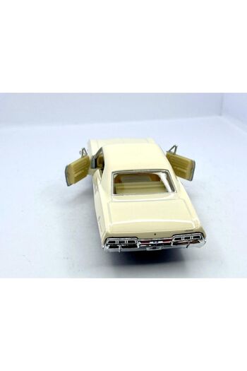 Kinsmart Çek Bırak 1967 Chevrolet Impala ( Krem ) Oyuncak Araba