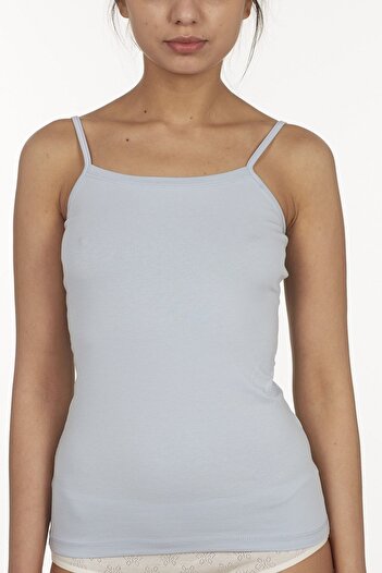 FSM1453 Women's Cotton Lycra Rope Strap Colorful Undershirt - 2100