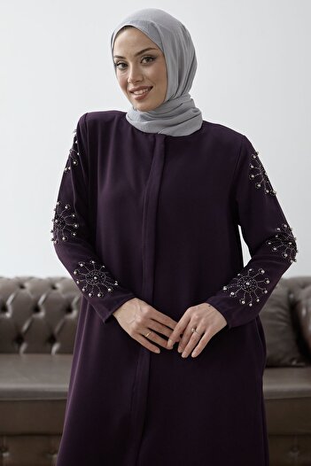 InStyle Shaped Rhinestone Hidden Pat Ferace - Plum
