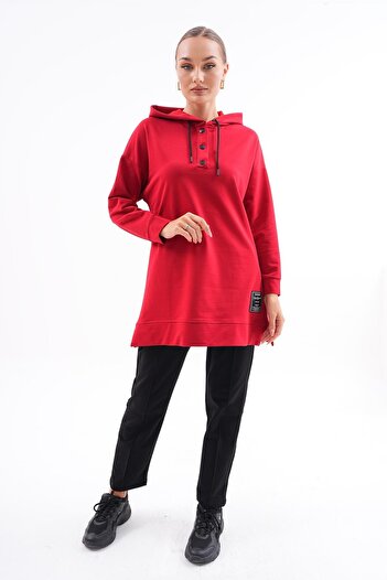 WestBound Red Women's Sports Set - Sweat-tunika and Trousers