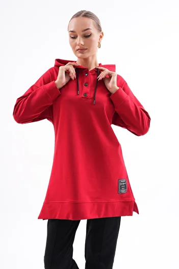 WestBound Red Women's Sports Set - Sweat-tunika and Trousers