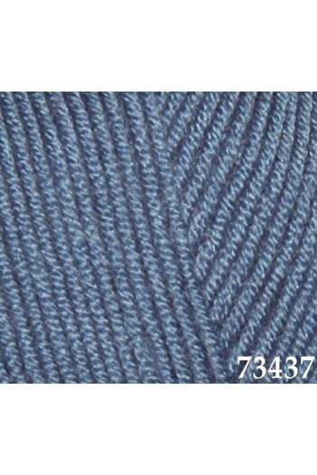 Himalaya Καθημερινή Super Luxury Lux Rope Πλεκτό Χέρι Σχοινί Anti Pilling Super Luxury 73437-μπλε
