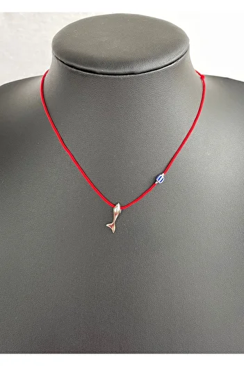 Concept HuBuTU GIFT MINIMAL RED INFINITY ROPE NECKLACE