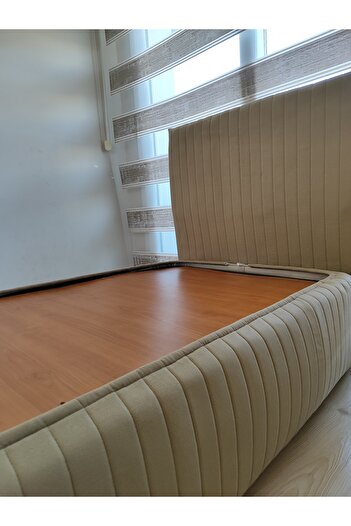 ByDekor Tasarım Sonne ÇİFT KİŞİLİK Baza Kenar KILIFI & Başlık KILIFI TAKIMI