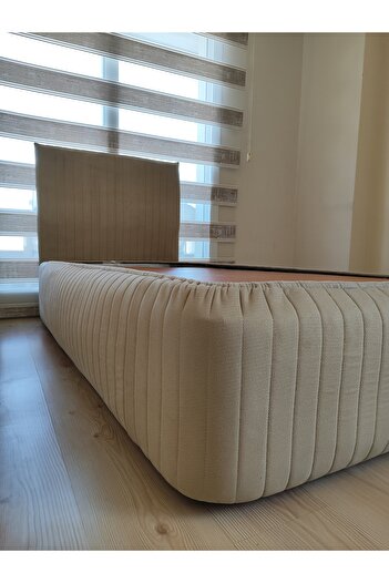 ByDekor Tasarım Sonne ÇİFT KİŞİLİK Baza Kenar KILIFI & Başlık KILIFI TAKIMI