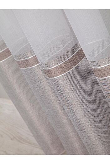 MebelPort Curtain 7 Types of Colorful Luxury Bamboo Taped Tulle - Bird Eye Sewing Shape