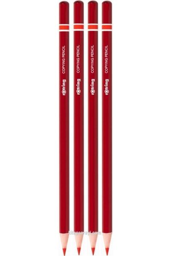 Rotring Red Copy Pen 4 Pieces