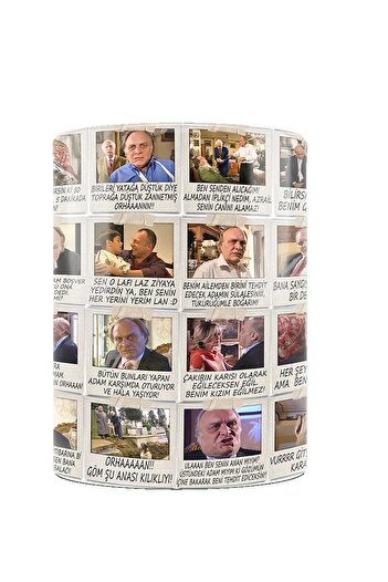 remonz Valley of the Wolves Series Laz Ziya Scenes Printed, Porcelain Mug and MDF Coasters