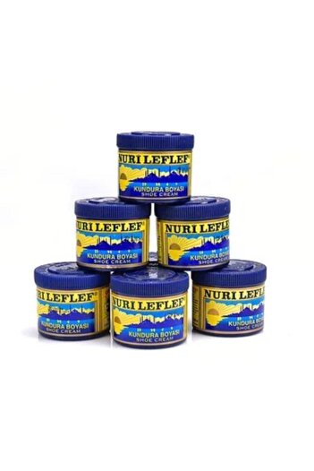 Nuri Leflef Wholesale Leflef Classic Shoe Polish 200 ml 6 Pieces Almond Oil Leather Nourishing