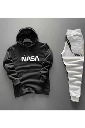 ELSİ Σετ φόρμας 3 κλωστών Unisex Nasa Written Combed Cotton