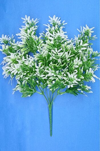 MD Aspiz Flowers 1 Pcs Artificial Flower Bunch Plastic Mini Floral Greenery Bunch Lavender Green Pampas Ivy Dangling
