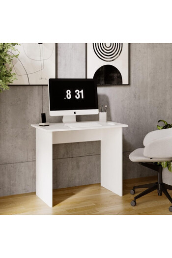 Modern home Simple & Modern White Desk 80cm
