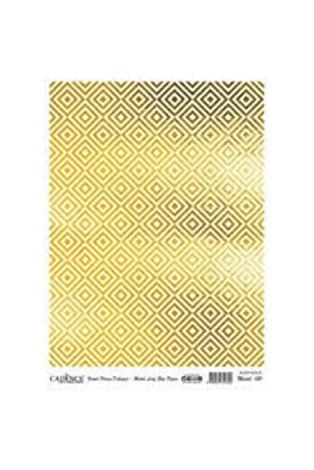 Cadence Model 021 Gold Foil Brass Decopage
