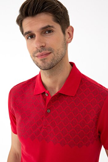 Pierre Cardin Κόκκινο ανδρικό T-Shirt G021GL011.000.1315207