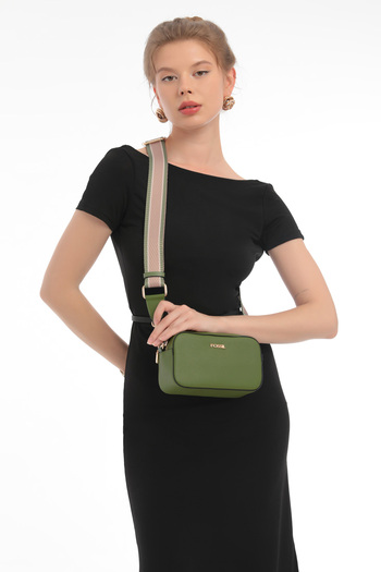 Fossil Jade Stone DeTailed Women's Shoulder Bag - 05FM24K1121