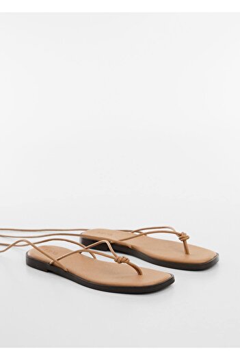 Mango Teen Brown Sandals for Kids