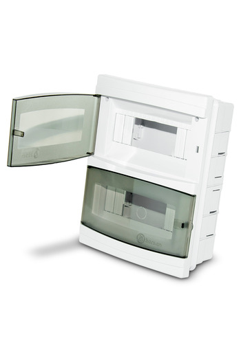 deniz ışık evi White Fuse Box - 18-Piece Flush Mounted, 280X213X103X207Mm, Br-813