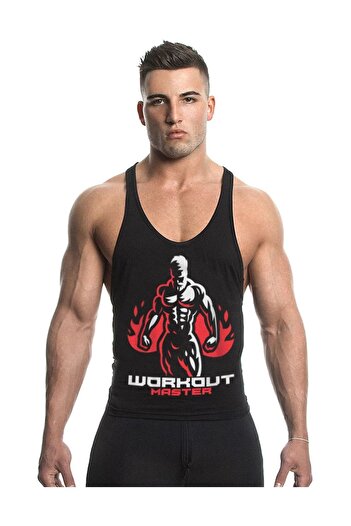 Ghedto Workout Master Gym Fitness Tank Top Athlete [μαύρο]