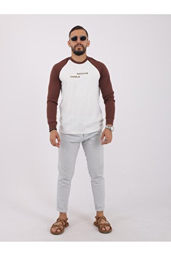 LUPERCUS Ανδρικό φούτερ Relaxed Fit - Crew Neck, μανίκι Reklan