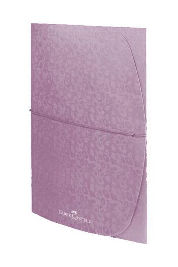 Faber Castell Faber-castell Patterned Document File Metallic Purple 2 Pieces