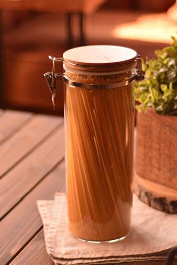 Bambum Mada Locked Glass Storage Box 26 cm