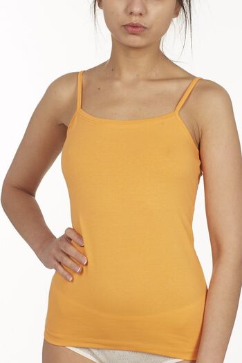 FSM1453 Women's Cotton Lycra Rope Strap Colorful Undershirt - 2100