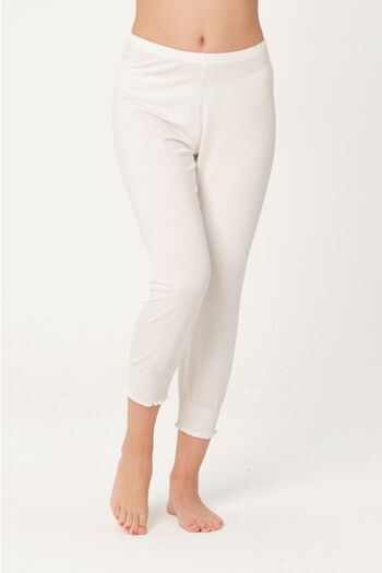 FSM1453 Women's Viscose Comfort Fit Capri Length Bottom -3940