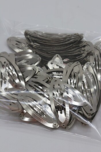 Hobimos 6 Cm Nickel Plated Snap Buckle Silver Color 100 Pieces Snap Buckle