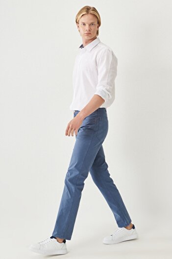 WRANGLER Pantaloni albaștri flexibili Texas Straight Fit