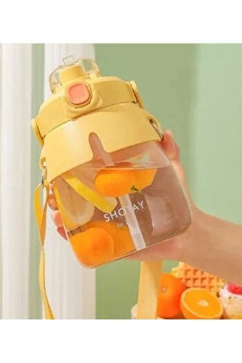as alpa store Shotay 1050 ml Straw Hanging Locking Flask Water Bottle Water Container