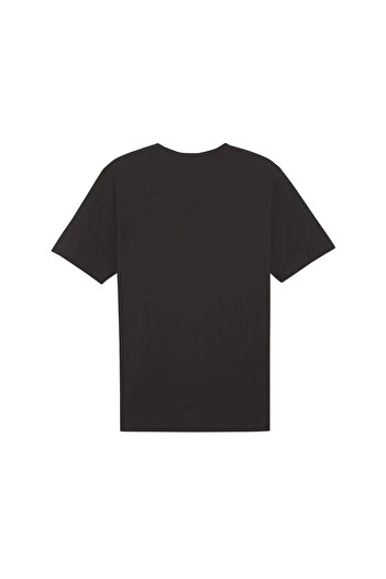 Puma Pánské neformální bavlněné tričko Teamrise Logo 65870503 - černé