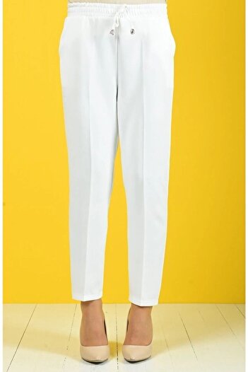 memetti m şekil Gray Large Size Carrot Leg Women's Trousers