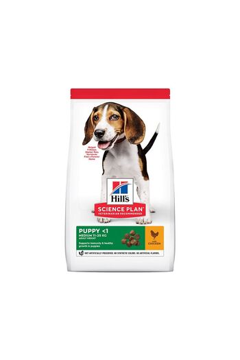Hill's Science Plan Puppy Age Less Than 1 Medium 11-25kg Adult Weight Chicken Dog Food, 800g