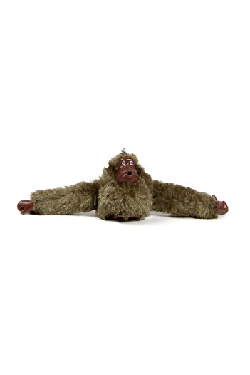 Newish Keychain Monkey Plush Toy (Can Be Used As A Bag And Wallet Accessory) Green
