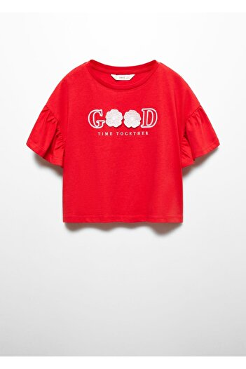 MANGO Kids Red T-Shirt for Kids