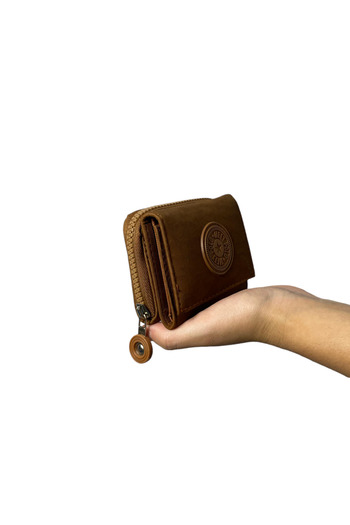 Gloria Ecrous Women - Crinkle Small Size Hand and Pocket Wallet