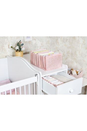 Faiend Baby Çok Amaçlı Akordeon Organize Kız Bebek Odası (3LÜ SET) Çekmece Düzenleyici
