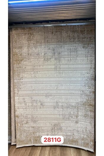 Artemis Halı Artemis Halı Karizma 02811G Gold Krem Modern Çizgili Halı