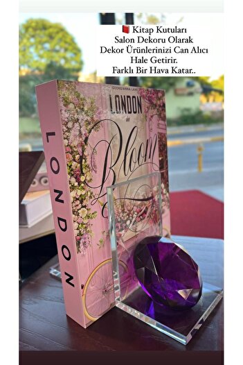 PONCİKPAZAR Decorative Book Box - Stylish and Functional Design