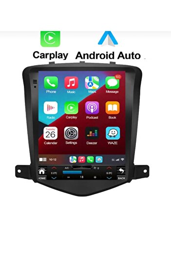 Navigold Chevrolet Cruze Tesla Uyumlu Ekran Android Multimedya Ekran 6gb Ram 128gb Hafıza Carplay