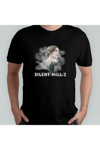 Pixxa Silent Hill 2 100% βαμβακερό μπλουζάκι με λαιμόκοψη - 1