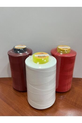 Kozalı Set of 3 Seaming Thread 120 No 5000 m Polyester Monopol