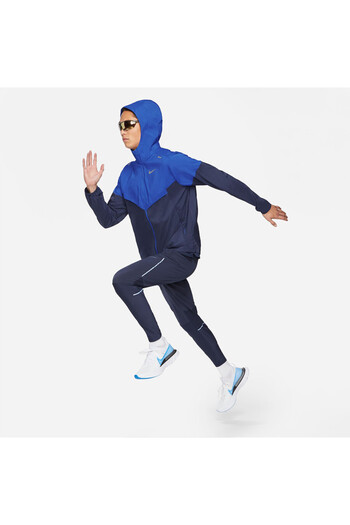 Nike Чоловіча синя бігова спортивна куртка wildrunner UV CZ9070
